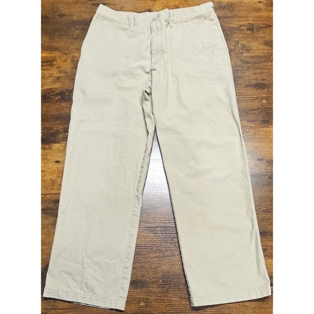 Patagonia Beige Straight Fit Chino Organic Cotton Pants Men's Size 32x30